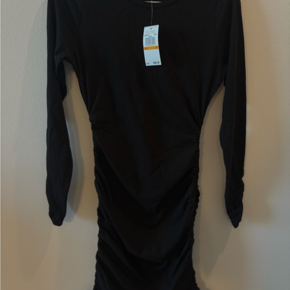 Michael Kors Dresses & Skirts - NWT Designer Michael Kors Elegant Black Long Sleeve Dress Size S Sku#136